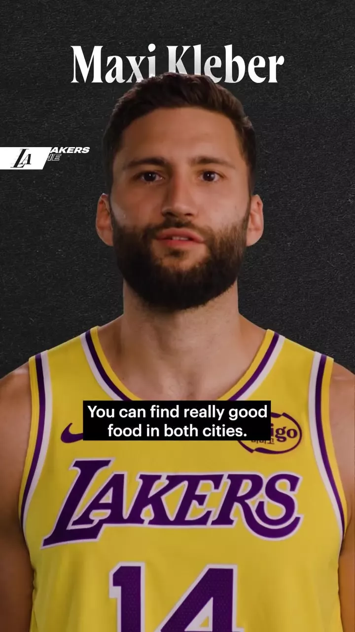 湖人球员美食客场偏好调查 詹姆斯里夫斯首选纽约 新奥尔良获多人提名