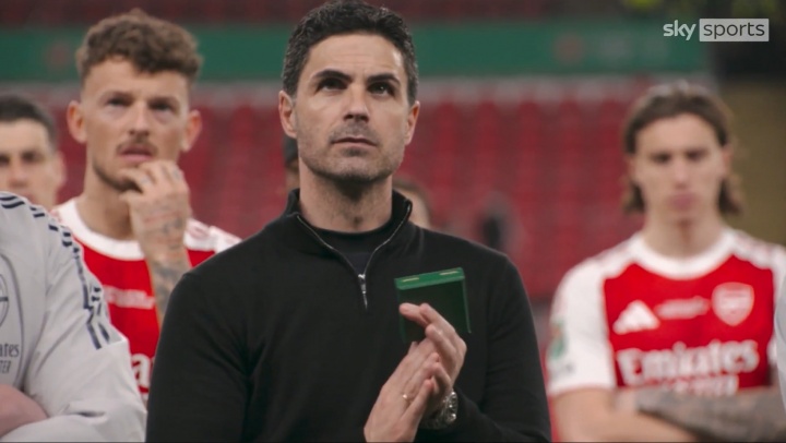 枪手赛季第四败 联赛杯决赛不敌曼城