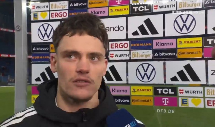 维尔茨坦承首球非刻意 德国防线三度失守引关注