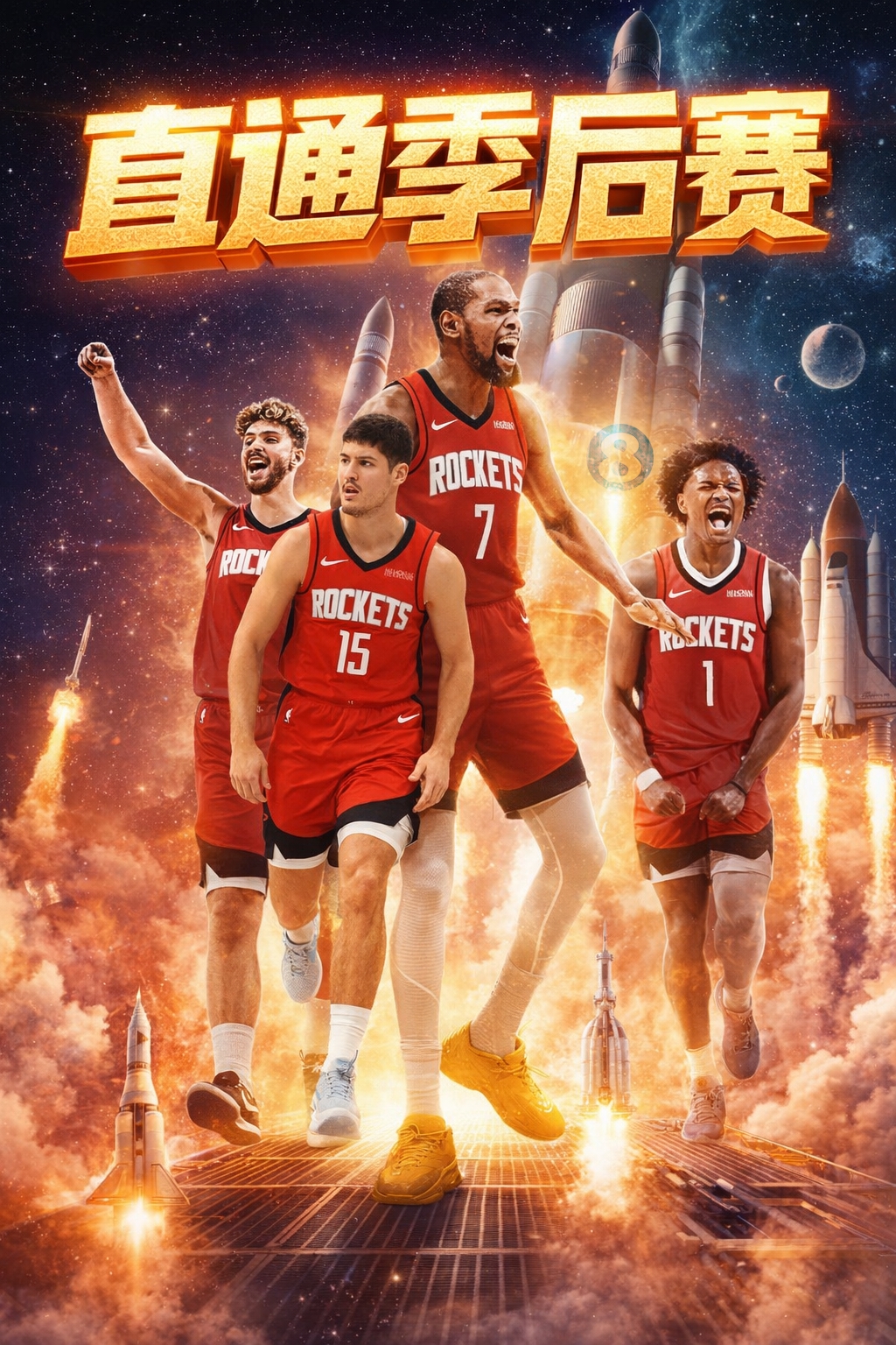 火箭提前锁定西部前六 连续两年直通季后赛