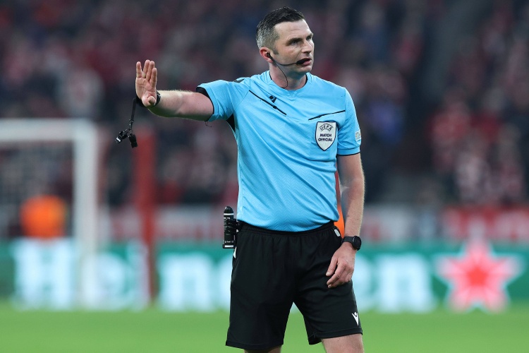 奥利弗执法皇马拜仁数据：皇马4战3胜1负 拜仁7战6胜1平