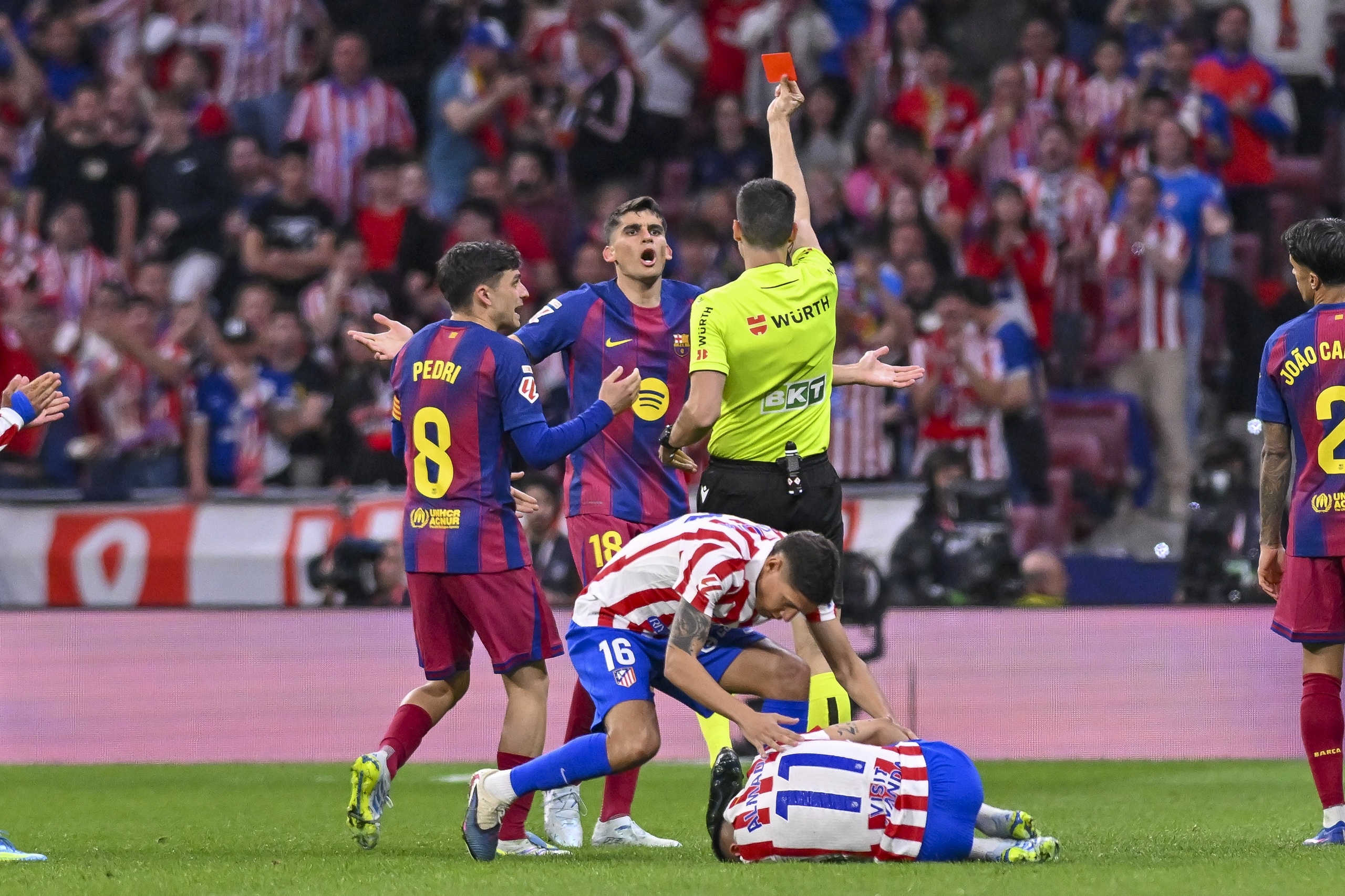 西甲裁判委员会内部认定马丁应直红 马竞申诉获判例支持