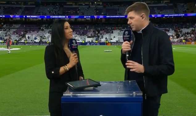 杰拉德前瞻皇马拜仁对决 称欧冠DNA将主导伯纳乌