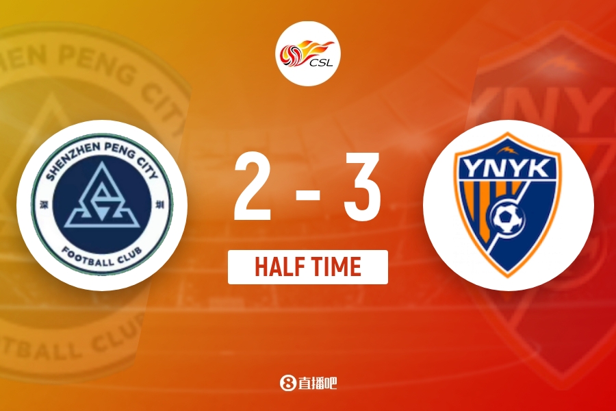 半场5球对攻 玉昆3-2领先新鹏城 约尼查两助卡尔采夫双响