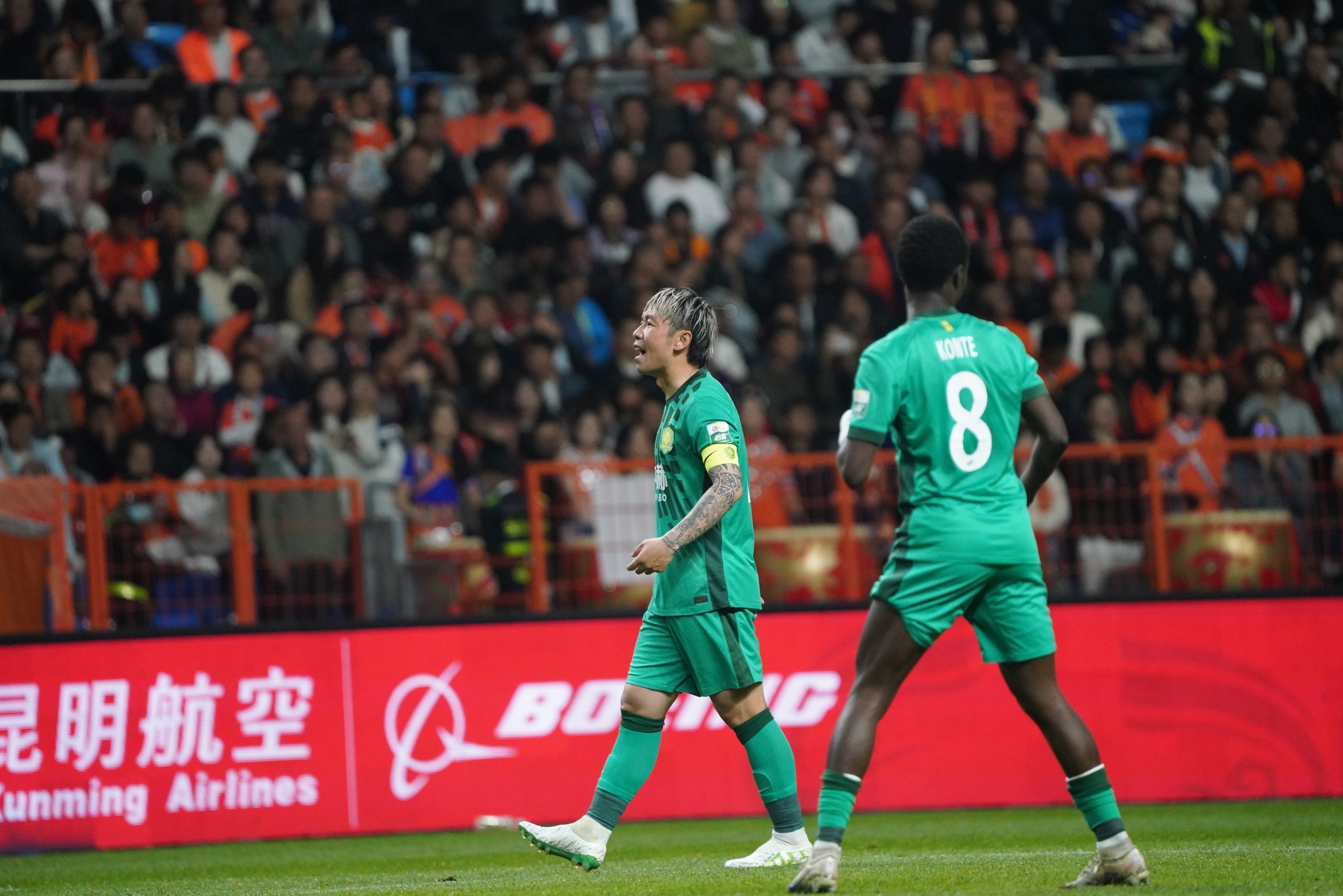 客场3-3玉昆，国安三度领先遭后防失误拖累