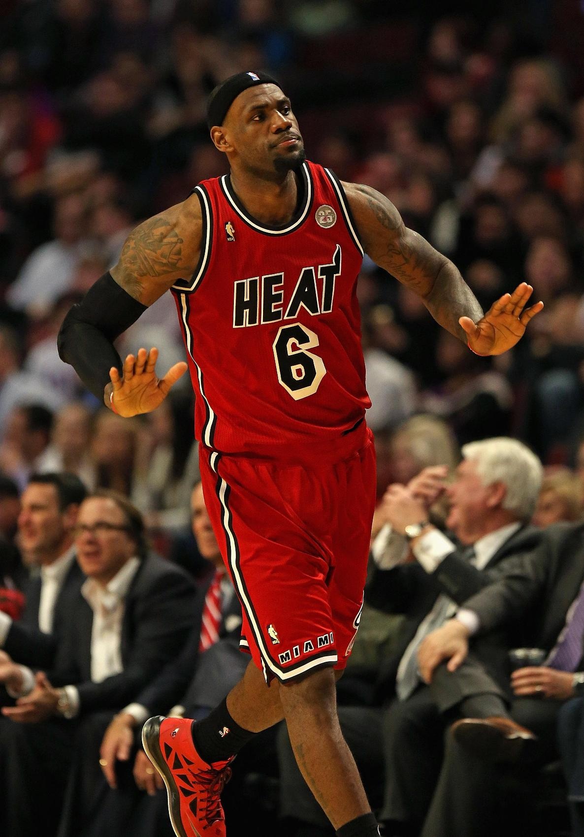 13年回望热火27连胜 詹姆斯生涯统治力巅峰的冰冷切片