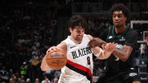 开拓者客场险胜森林狼取三连胜 格兰特决胜时刻连取5分 克林根21+12